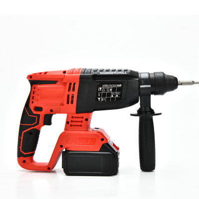 MINRUI 18V Brushless Power Hammer Demolition Cordless Electric Air Jack Charger Rechargeable Battery Machine Tools MR6801 Drills
